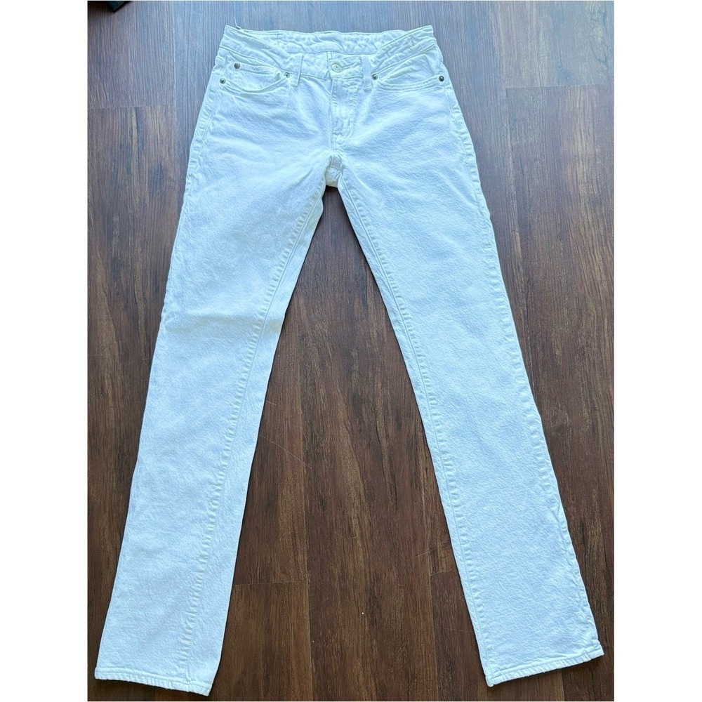♾️Ralph Lauren White Straight Leg Low Rise Jeans Clean Coastal Denim & Supply♾️ - Picture 2 of 8